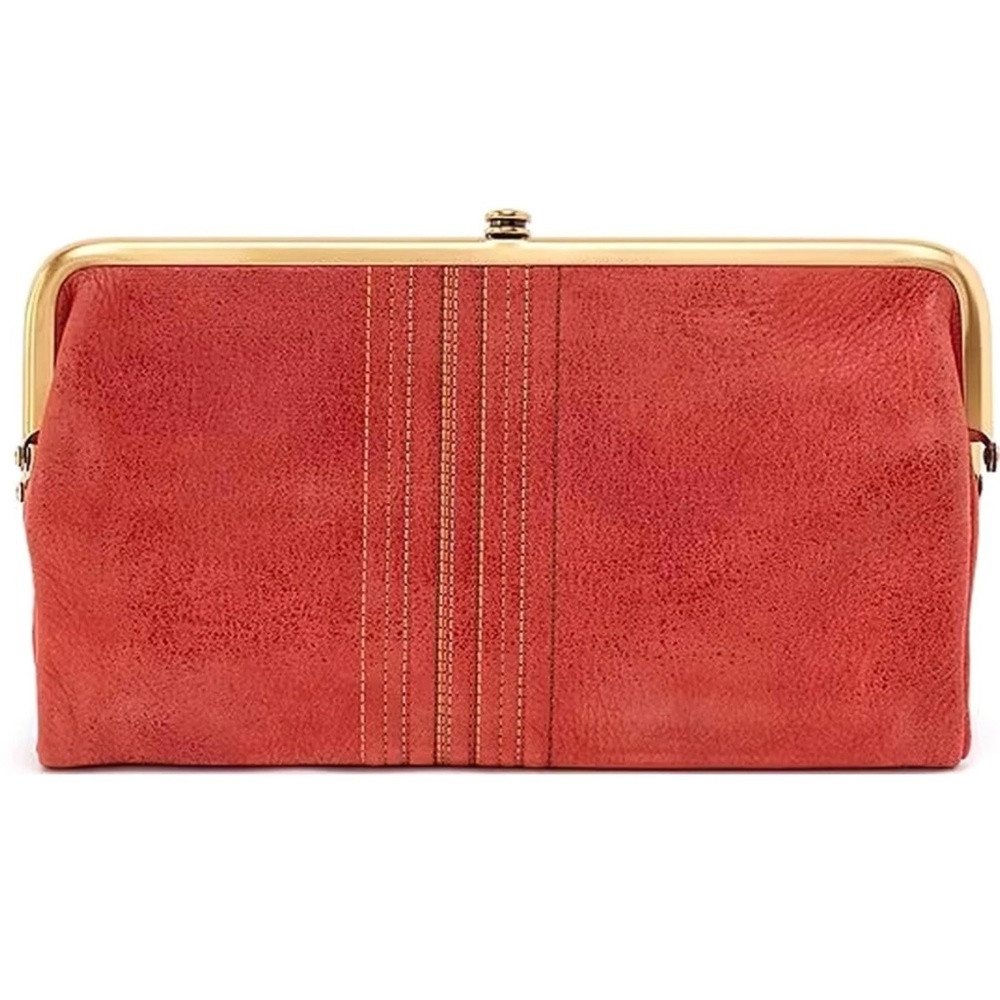 HOBO Lauren Clutch Wallet Chili